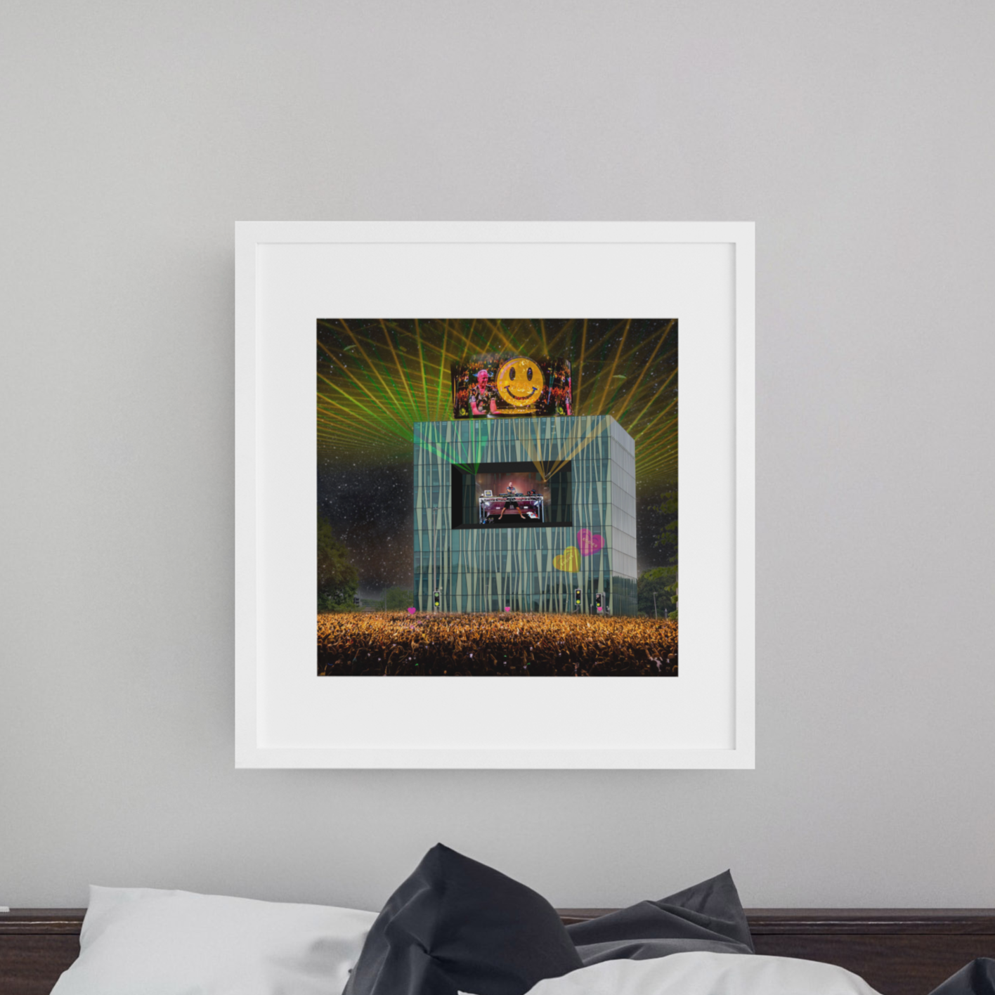 Rave Cube White Frame