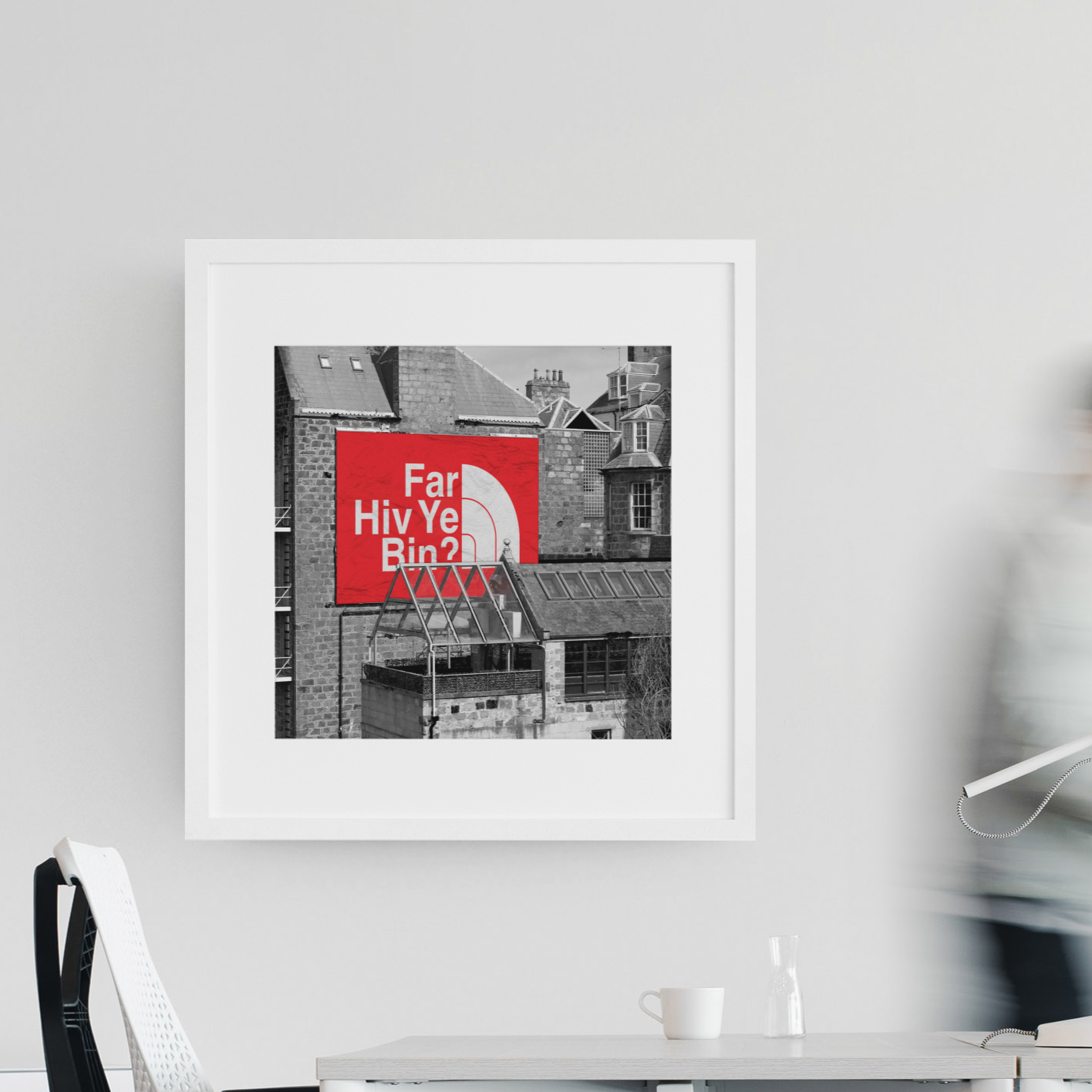 The North Face White Frame